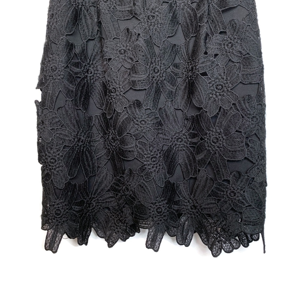 ASTR the label black floral lace sleeveless dress - Picture 4 of 8